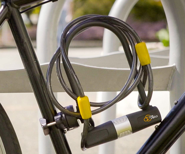Bicycle U Lock with Cable