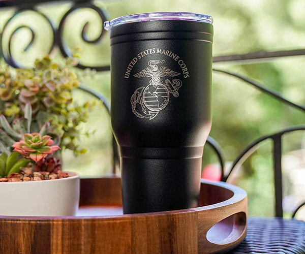 Leakproof USMC Coffee Tumbler