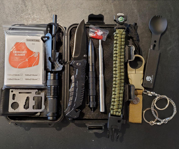 Camping and Hiking Survival Kit