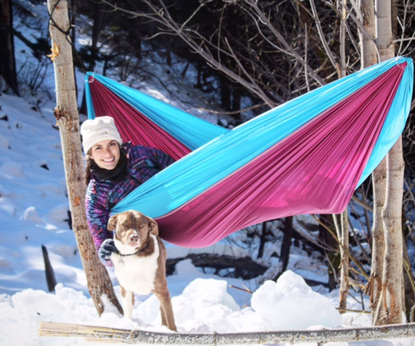 Double Hammock with Tree Straps