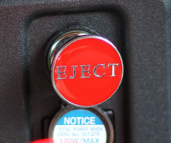 Eject Button Cigarette Lighter Cover