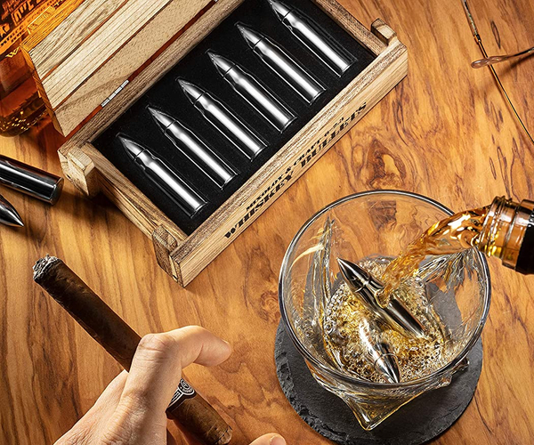 Ammo Box Whiskey Stone Set