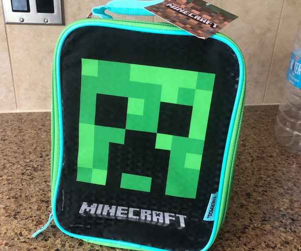 Minecraft Lunch Bag