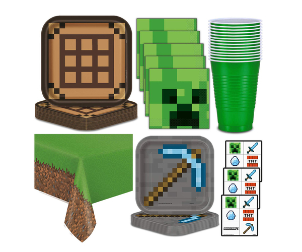 Minecraft Party Decoration Pack