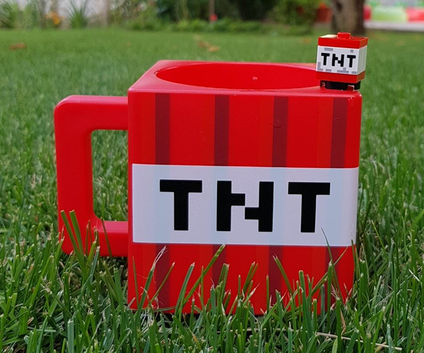 Minecraft TNT Plastic Mug