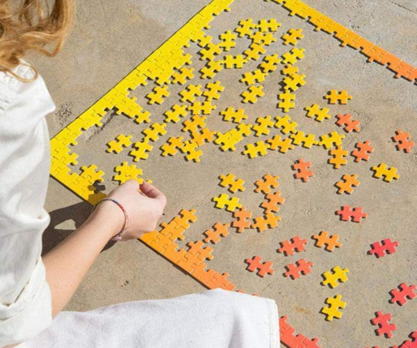 Sunrise Gradient Puzzle