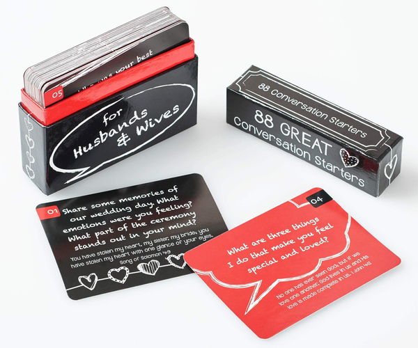 88 Great Conversation Starters for Husbands and Wives