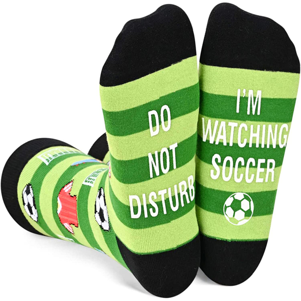 I'm Watching Soccer Funny Socks