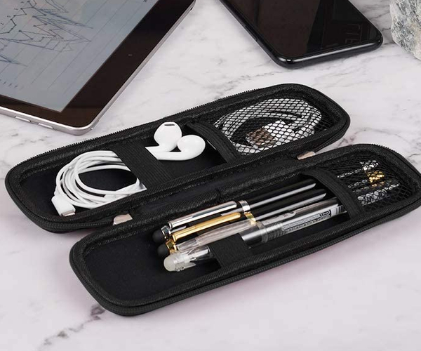 Compact Tech Accessory and Pen Holder