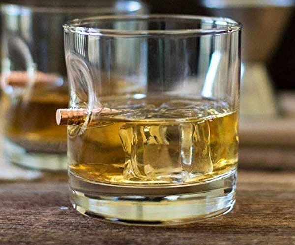 The Original BenShot Bullet Rocks Glass