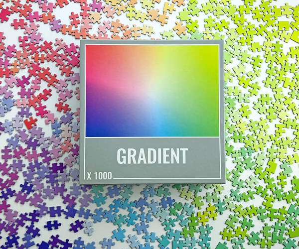 1000 Piece Rainbow Gradient Puzzle