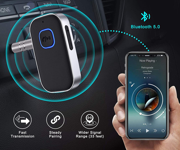 Bluetooth AUX Receiver Adapter