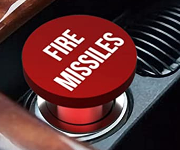 Fire Missiles Button Car Cigarette Lighter