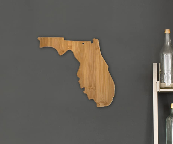 State Shaped Cutting Board