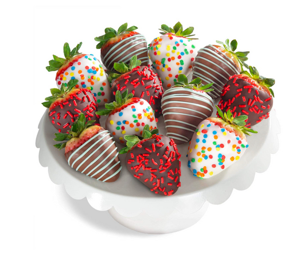 Happy Birthday Chocolate Covered Strawberries