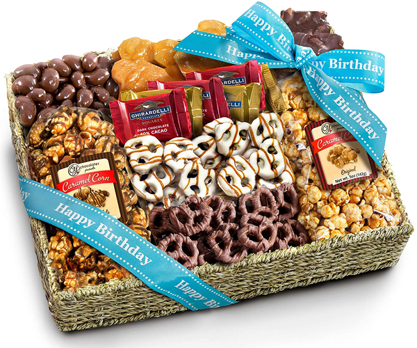 Happy Birthday Sweet and Salty Basket