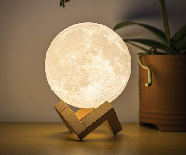 Rechargeable 3D Moon Lamp