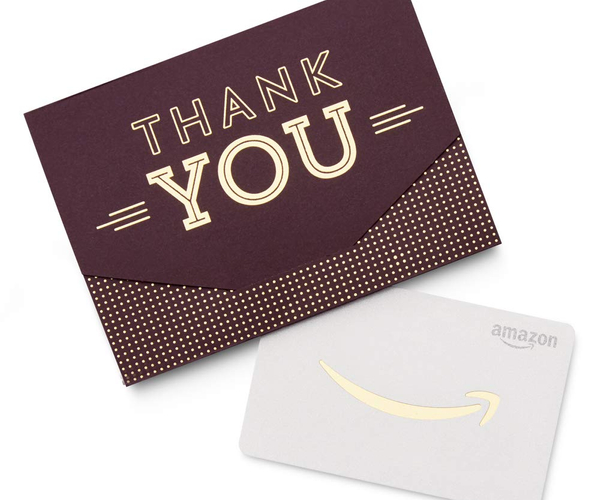 Thank You Amazon Gift Card