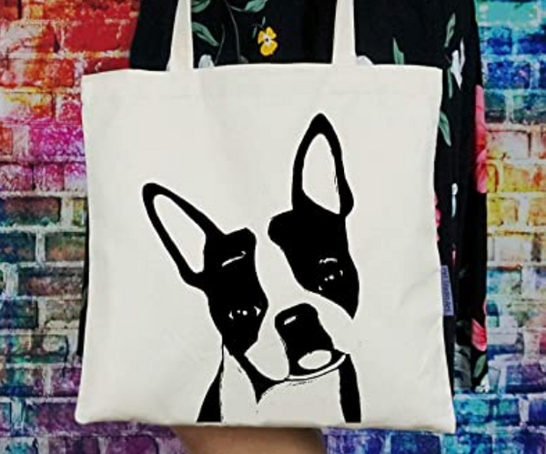 Boston Terrier Tote Bag