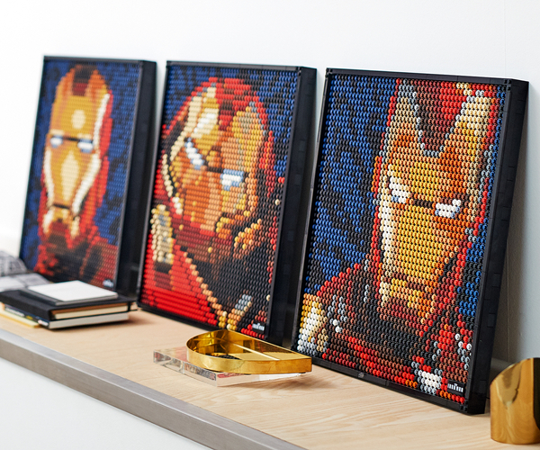 Lego ART Iron Man Mosaic Set