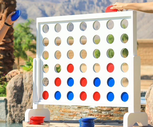 Giant Connect 4 Backyard Game