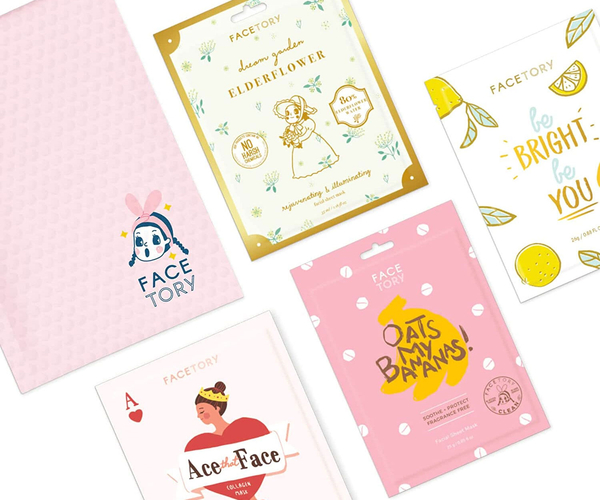 Facetory K-Beauty Sheet Mask Subscription Box