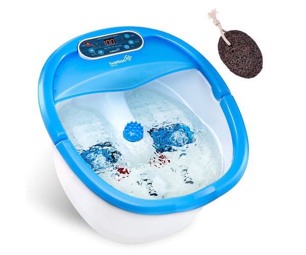 Heated Massaging Foot Spa with Pumice Stone