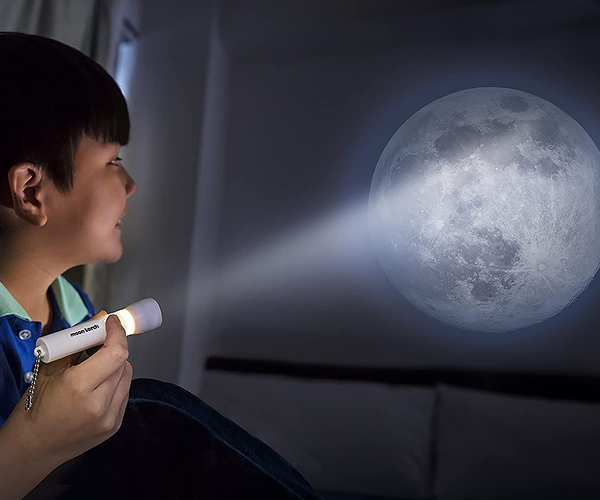 Moon Projecting Flashlight