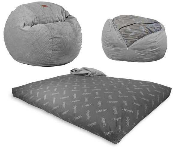 Convertible Beanbag Chair and Mattress