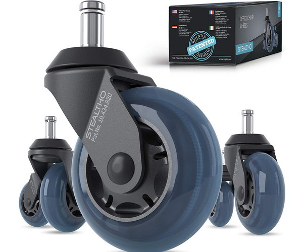 Quiet Rolling Office Chair Wheels