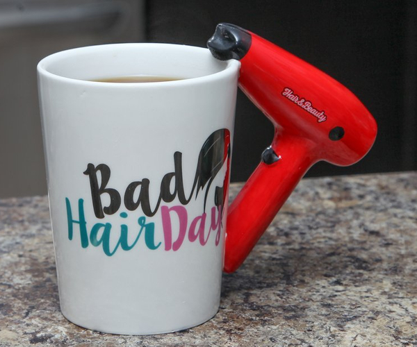 Hair Dryer Handle Mug