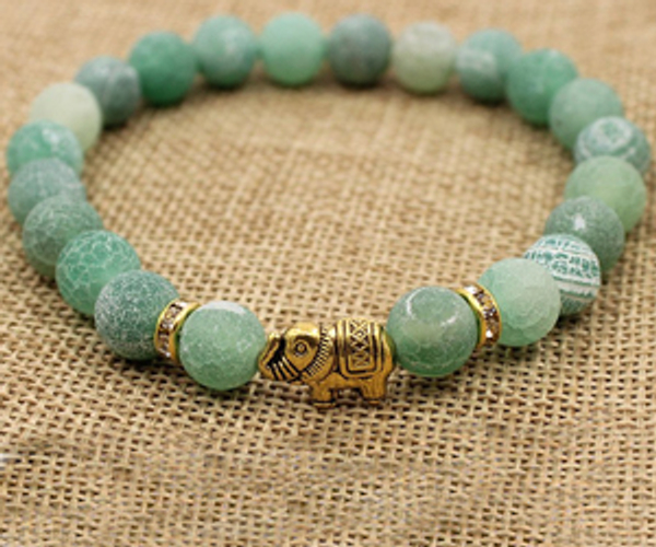 Chakra Aligning Elephant Yoga Bracelet