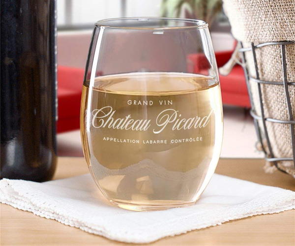 Chateau Picard Stemless Wine Glass