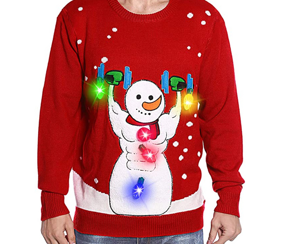 Frosty the SWOLEman Ugly Sweater