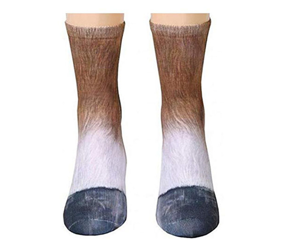 Horse Hoof Novelty Socks