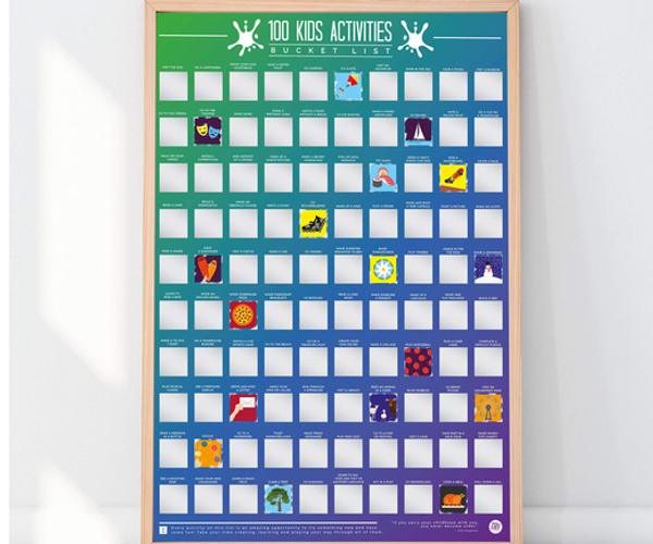 Kid's Adventure Scratch Off Bucket List