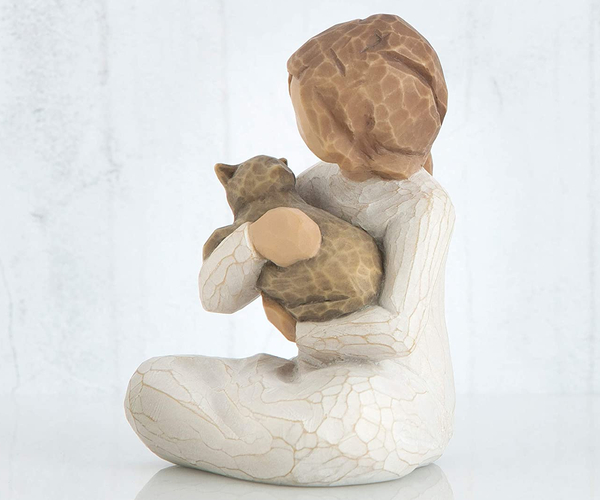 Willow Tree Kindness Sculpture with Kitten