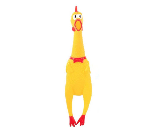 Classic Rubber Chicken Toy