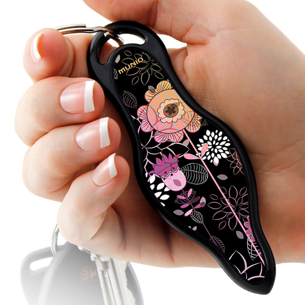 Floral Self-Defense Kubaton Keychain