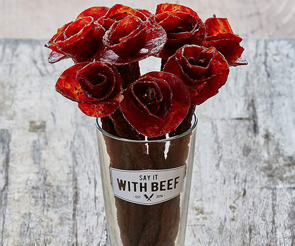 Beef Jerky Flower Bouquet