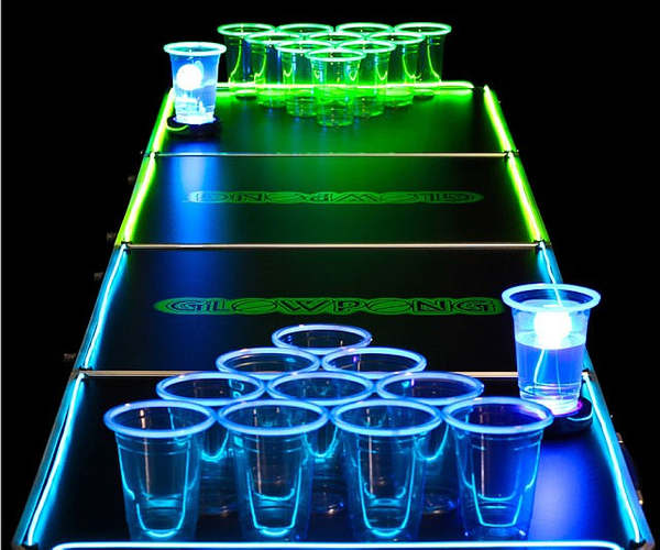 Glow in the Dark Beer Pong Set