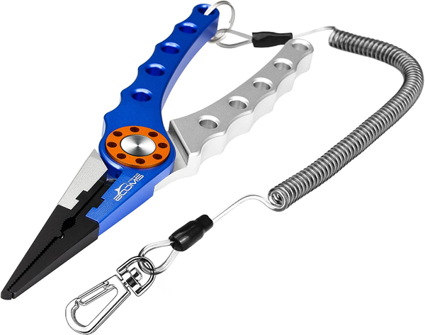 Booms Fishing X1 Aluminum Lanyard Fishing Pliers
