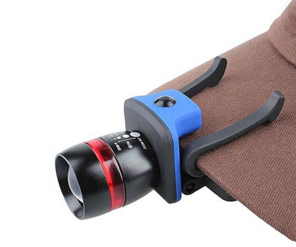 Flashlight Baseball Cap Attachment