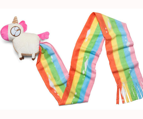Unicorn Poop Rainbow Scarf