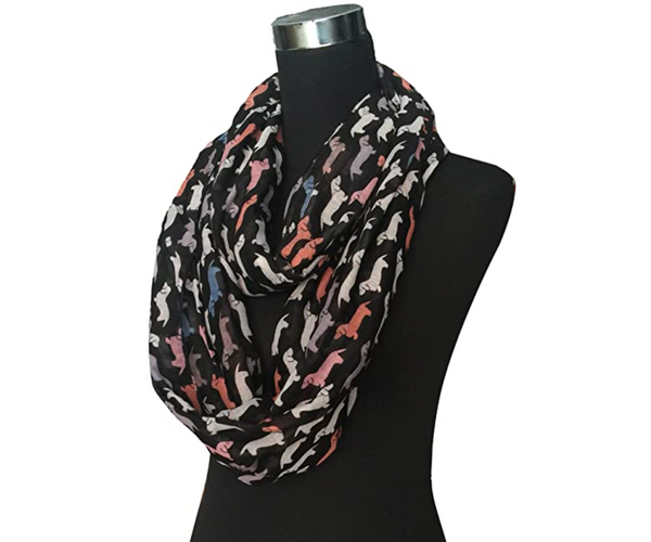 Sausage Dog Infinity Scarf