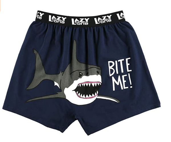 Shark Gag Gift Bite Me Boxers