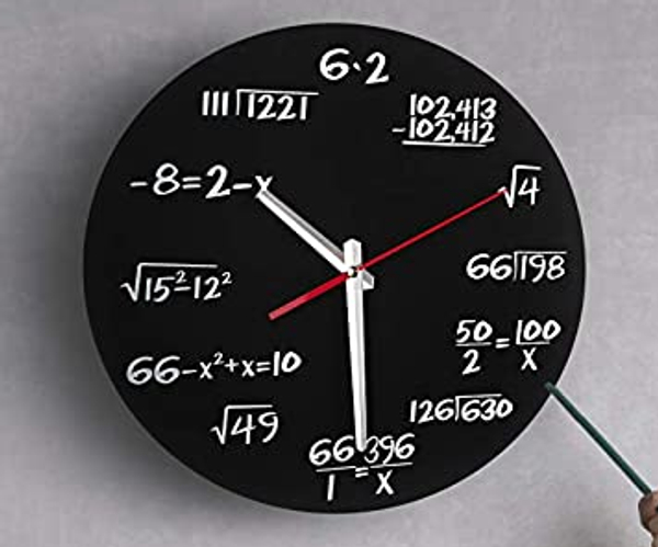 Decodyne Math Wall Clock
