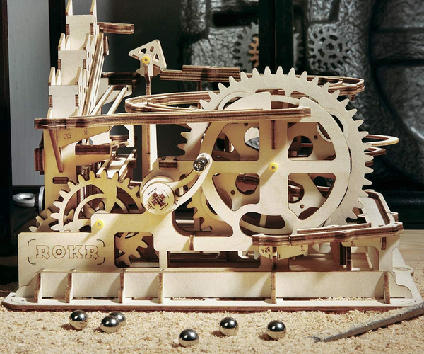 Mechanical 3D Wooden Puzzle Model Kit