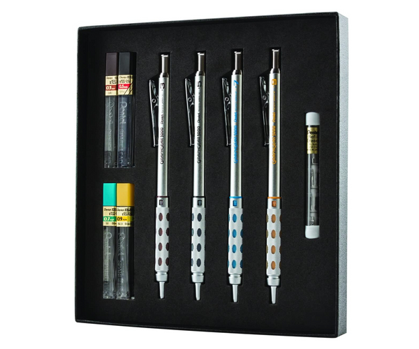 Pentel Arts GraphGear 1000 Premium Gift Set