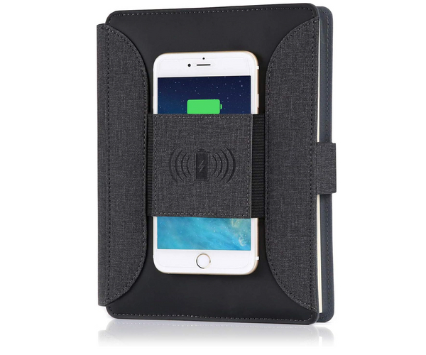 Padfolio with Wireless Charger